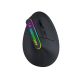 Wozinsky WMG-1164 Kabellose, vertikale, ergonomische Gaming-Maus mit 3600 DPI und RGB-Hintergrundbeleuchtung – Schwarz