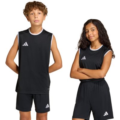 adidas Entrada 26 Sleeveless Jersey Kinder-Trikot schwarz KB3933