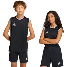 adidas Entrada 26 Sleeveless Jersey Kinder-Trikot schwarz KB3933