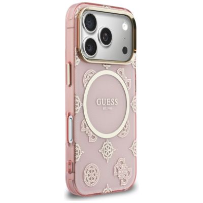 4. Guess IML Peony Dot MagSafe Hülle für iPhone 17 Pro – pink