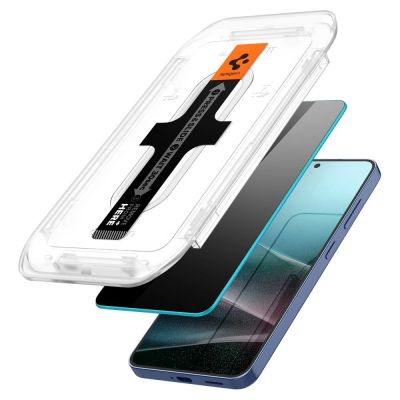 3. Spigen Glas.TR "Ez Fit" Privacy HD 2er-Pack Sichtschutzglas für Samsung Galaxy S24 / S25
