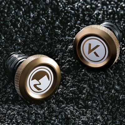 3. Rockbros VK-KB10 ROAD TO SKY Lenkerendstopfen aus Aluminium – Braun
