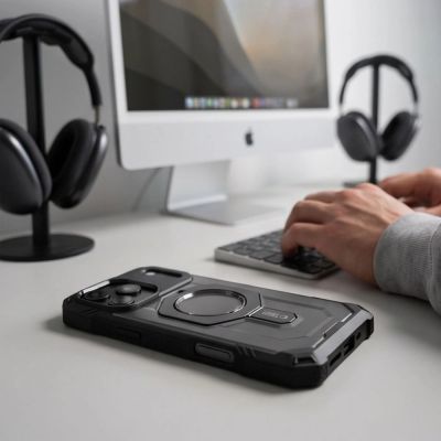 8. Tech-Protect MagForce MagSafe Hülle für iPhone 17 Pro / 18 Pro – mattschwarz