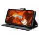 4. Samsung Galaxy A37 5G Leder-Wallet-Case mit Ständer und Schultergurt – Schwarz