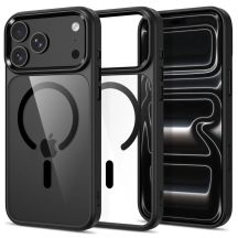 Tech-Protect Magmat Magsafe CC Hülle für iPhone 17 Pro Max / 18 Pro Max – Transparent Schwarz
