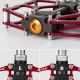 6. Rockbros JT201012LR 2010-12L Aluminium-Plattformpedale für Fahrräder – Rot