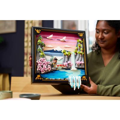 22. LEGO Art 31218 Japanische Landschaft mit Kirschblüten