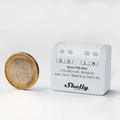 2. Intelligenter Z-Wave-Energieverbrauchsmessregler Shelly Wave PM Mini