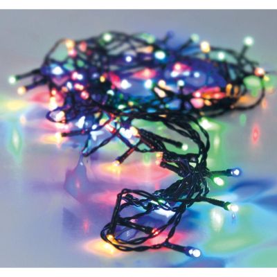 7. Weihnachtsbaumbeleuchtung, 120 LED-Lichterkette, mehrfarbig