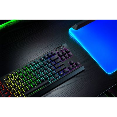 3. Razer BlackWidow V4 Tenkeyless HyperSpeed Gaming-Tastatur USB + RF Wireless + Bluetooth QWERTY Amerikanisches/Internationales Schwarz