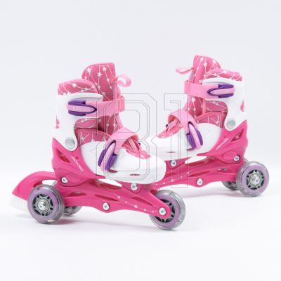 3. SMJ Sport Combo Pink LED Set: 2in1 Rollschuhe HS-TNK-000009549