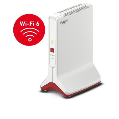2. FRITZ!Repeater 6000 Tri-Band WLAN-Ethernet-Router (2,4 GHz/5 GHz/5 GHz) Rot, Weiß