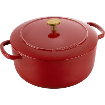 Ballarini Bellamonte Runder Gusseisentopf – 4 Liter, Rot
