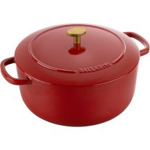 Ballarini Bellamonte Runder Gusseisentopf – 4 Liter, Rot