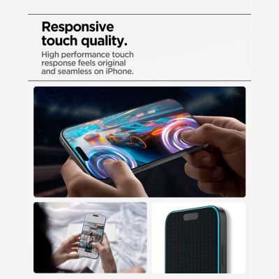 9. Spigen Glas.tR AlignMaster Slim 3er-Pack Panzerglas für iPhone 17 Pro