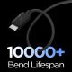 3. Spigen Essential EB6015CC USB-C-Kabel 60 W 150 cm – Schwarz