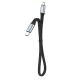Dudao L10P Lightning - USB-C PD 20W Kabel 0,23m - Schwarz