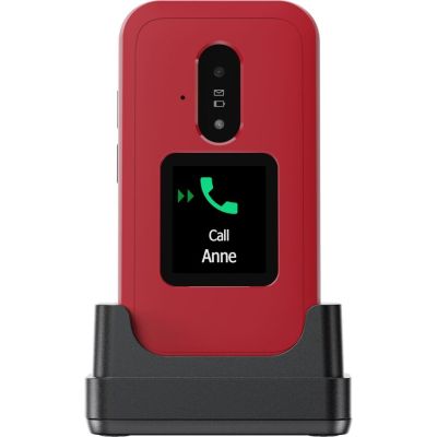 5. Doro Leva E30 7,11 cm (2,8") 142,7 g Rot, Weiß Funktionsfähiges Handy