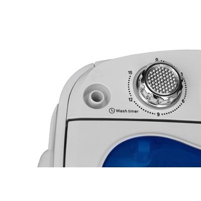 21. Adler AD 8051 Reisewaschmaschine (1000 U/min; 3 kg; 370 mm; blau)