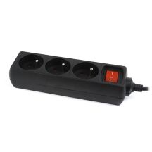 ENERGENIE EG-PSU3F-01 Steckdosenleiste (3 x Typ E; 10 A; 0,6 m; schwarz)