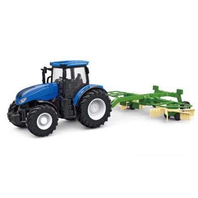2. Amewi Spielzeugtraktor mit Kreiselschwader, ferngesteuertes Modell, Elektromotor, Maßstab 1:24