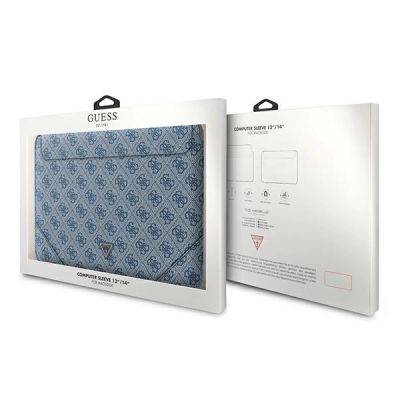 4. Guess 4G Uptown Triangle Logo Hülle für 13-14" Laptop - Blau
