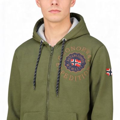 7. Geographical Norway Geganto DB 100 M Sweatshirt WZ3028H/GN-Kaki