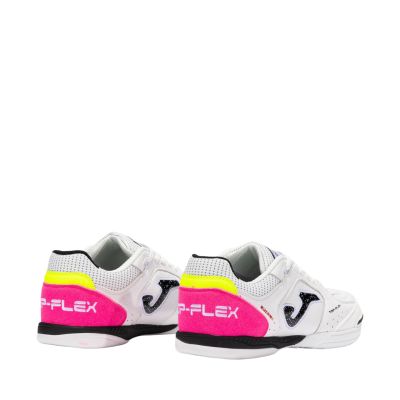 9. Joma Top Flex 2532 Hallenfußballschuhe weiß und schwarz TOPW2532IN