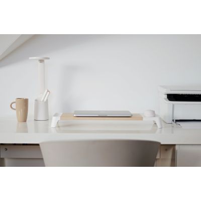 6. Moderne LED-Schreibtischlampe Activejet FUTURE weiß mit integriertem Akku