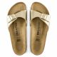 11. Birkenstock Madrid Birko-Flor Gold Damen Regular Wide Gold Flip-Flops (1016106)