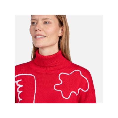 8. Rossignol W Jcc Rollkragenpullover Rot