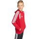 6. adidas Tiro 26 League Sweatshirt-Kapuzenpullover mit durchgehendem Reißverschluss für Kinder, Rot, KF9101