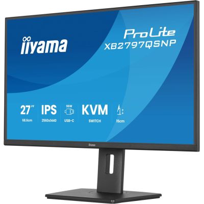6. iiyama ProLite XB2797QSNP-B1 Computermonitor 68,6 cm (27") 2560 x 1440 px Quad HD LED Schwarz