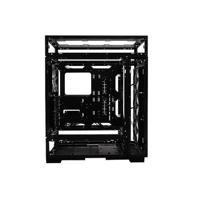 6. InWin Modfree Base Big-Tower gehärtetes Glas - schwarz