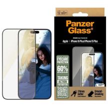 PanzerGlass EyeCare Displayschutzfolie iPhone 16 Plus 6,7" Ultra-Wide Fit 2867