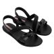 Ipanema Vibrant Damen-Sandalen, modisch und bequem, schwarz