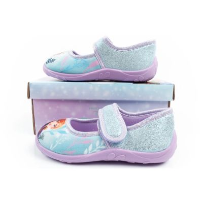 10. Leomil Frozen Kinderschuhe Ballerina Hausschuhe Hausschuhe mit Klettverschluss
