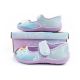 10. Leomil Frozen Kinderschuhe Ballerina Hausschuhe Hausschuhe mit Klettverschluss