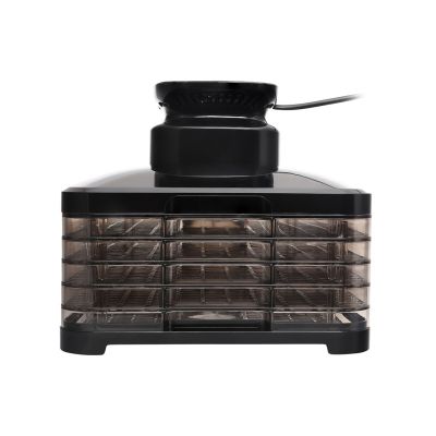 5. ELDOM Trockner für Pilze, Gemüse und Obst SG520, 400 W, Temperaturregelung 35–70 °C, 5 große Trockenschalen (32 x 25 cm), Timer (5–24 Stunden)