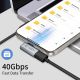 3. Tech-Protect Ultraboost AA01 USB-C Winkeladapter - Grau