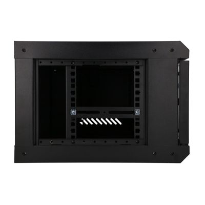4. Extralink LITE 4U 530x400 Wandschrank, schwarz, freistehend/Wand-/Bodenregal, schwarz