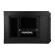 4. Extralink LITE 4U 530x400 Wandschrank, schwarz, freistehend/Wand-/Bodenregal, schwarz