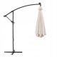 5. Gartenschirm mit freitragendem Arm, 3 m, groß, beige