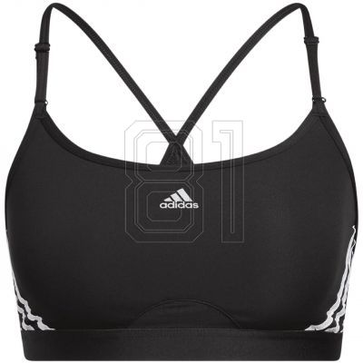 adidas Aeroreact Training Light-Support 3-Streifen-BH W HC7862