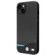 2. Hülle BMW BMHCP14S22NBCK iPhone 14 6.1 "schwarz / schwarzes Leder Carbon