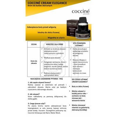 3. Coccine farblose Creme für Narbenleder DA0241