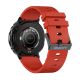 6. Gravity GT21-6 Smartwatch + rotes Silikonarmband
