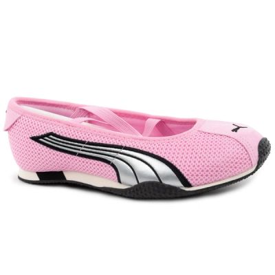 Puma Damen-Sportschuhe H-Street Ballet – modische rosa Ballerina-Sneaker