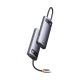 25. Baseus Metal Gleam Series HUB 7-in-1 Dockingstation USB Typ C - 1 x HDMI / 1 x VGA / 3 x USB 3.2 Gen. 1 / 1 x Power Delivery / 1 x RJ-45 Ethernet grau (WKWG040013)