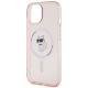 6. Karl Lagerfeld IML Choupette MagSafe Hülle für iPhone 15 – Rosa